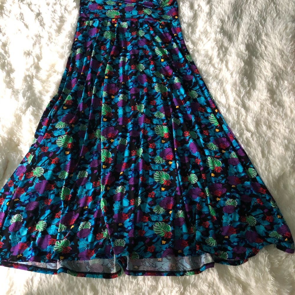 Floral maxi skirt